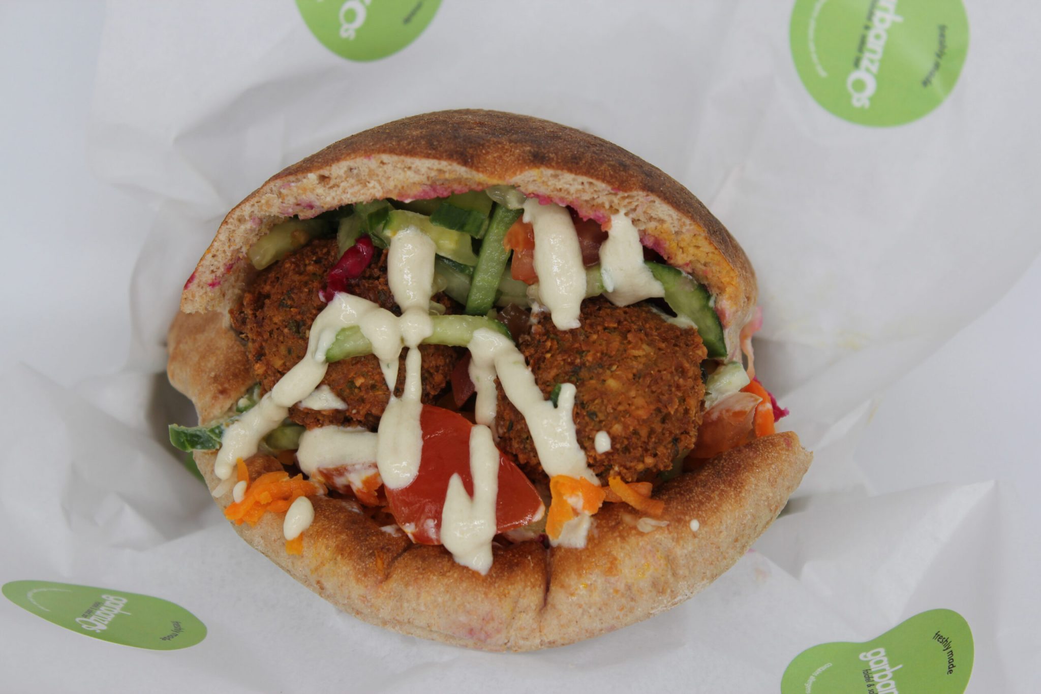 Food Falafel Pita Garbanzos